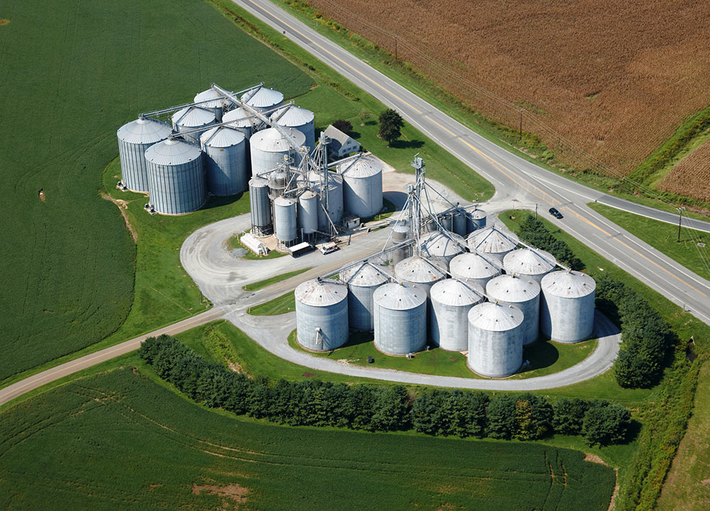 Grain storage facility