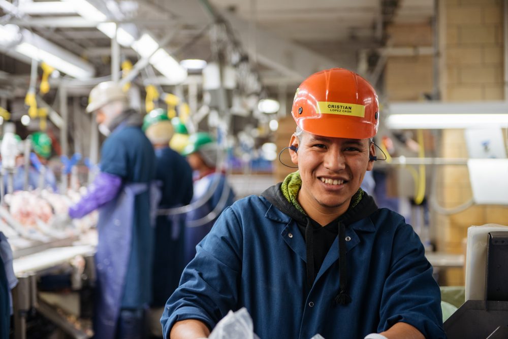 Production line worker