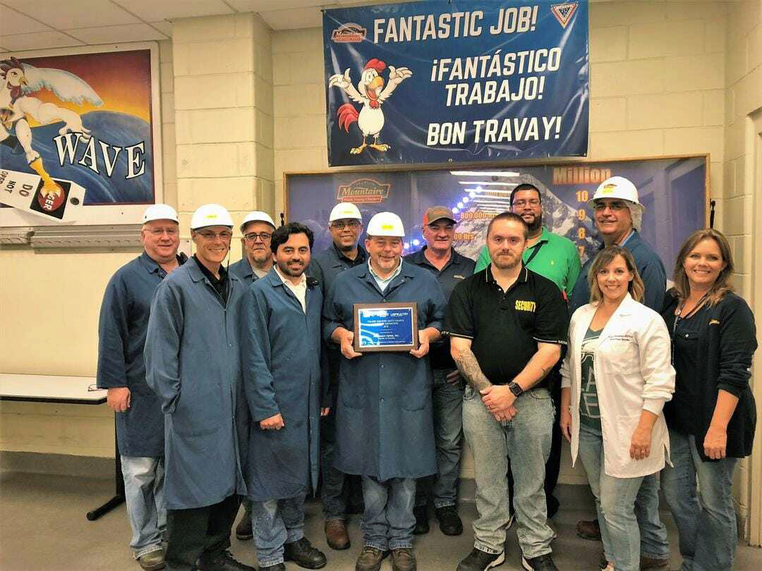 Mountaire Farms Wins Top Safety Awards at 7 Facilities