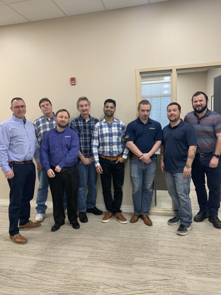 Members of our IT department rocking blue in support of Colorectal Cancer Awareness Month.