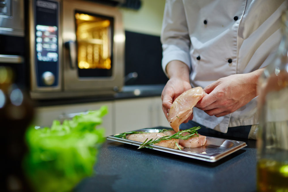 Cooking chicken